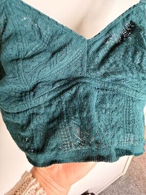 aerie Dark Green Bralette